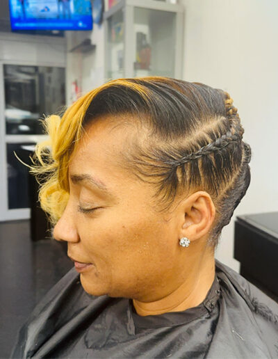 Hairstyle by Salon Hairmania